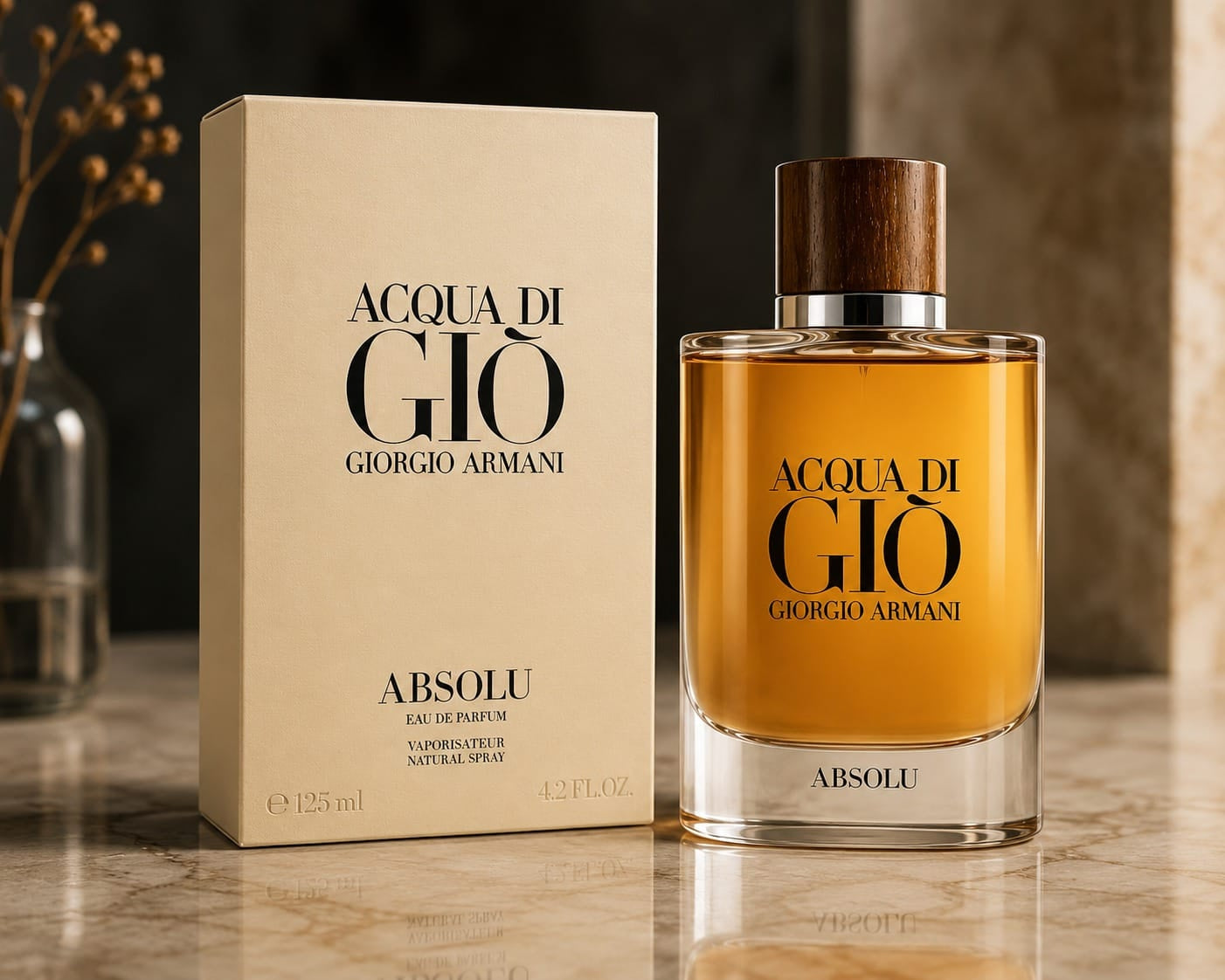 Giorgio Armani Acqua di Giò Absolu Eau de Parfum for Men – 125ml / 4.2 FL OZ