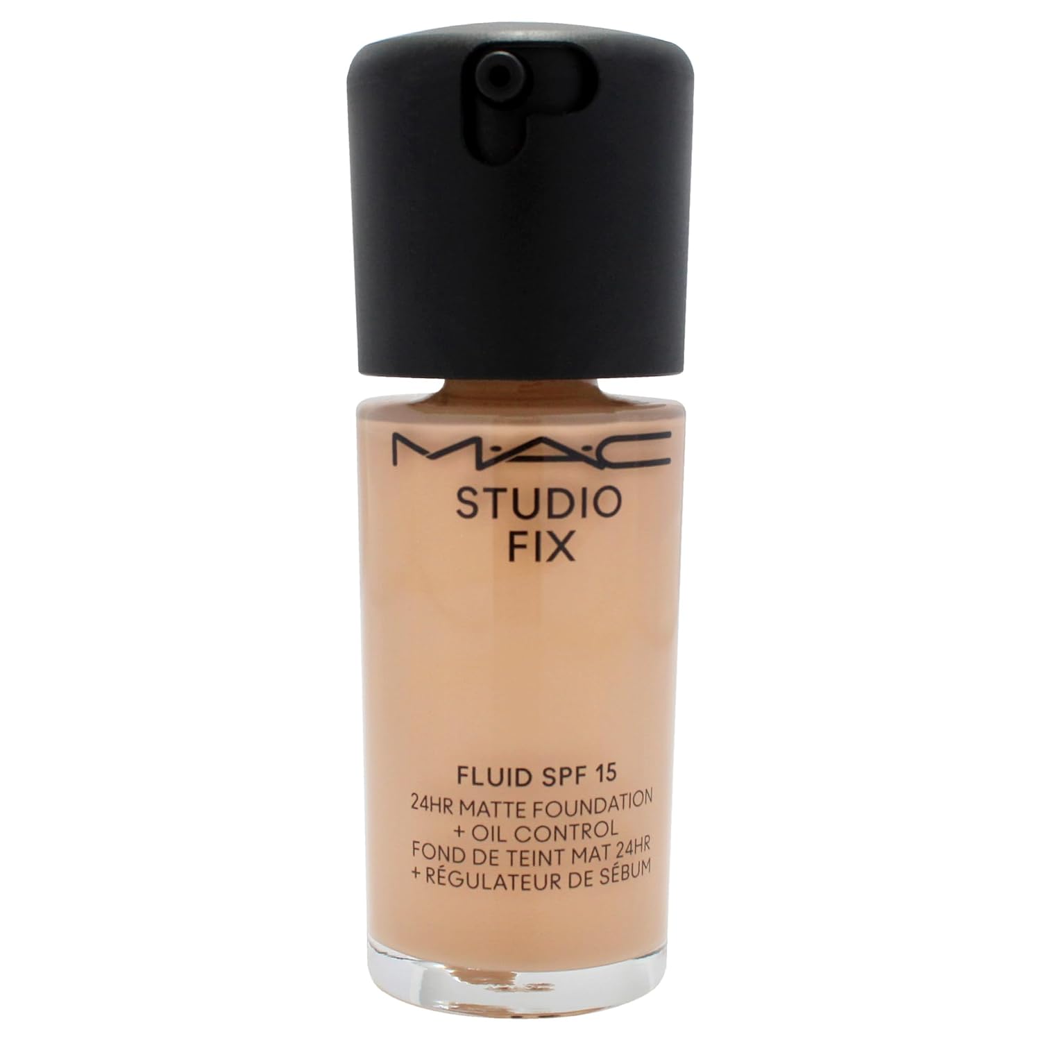 MAC Studio Fix Fluid SPF 15 24Hr Matte Foundation – Shade NC27 | 1 oz