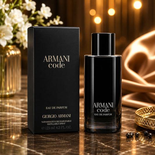 Armani Code Eau de Parfum for Men – 125ml Refillable Spray | Giorgio Armani