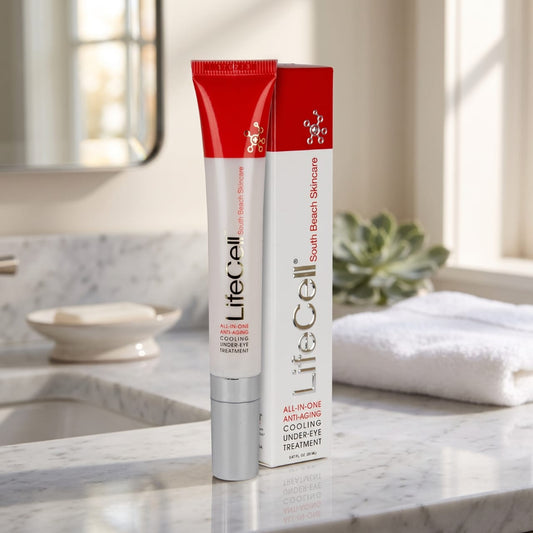 LifeCell South Beach Skincare All-In-One Anti-Aging Cooling Under-Eye Treatment