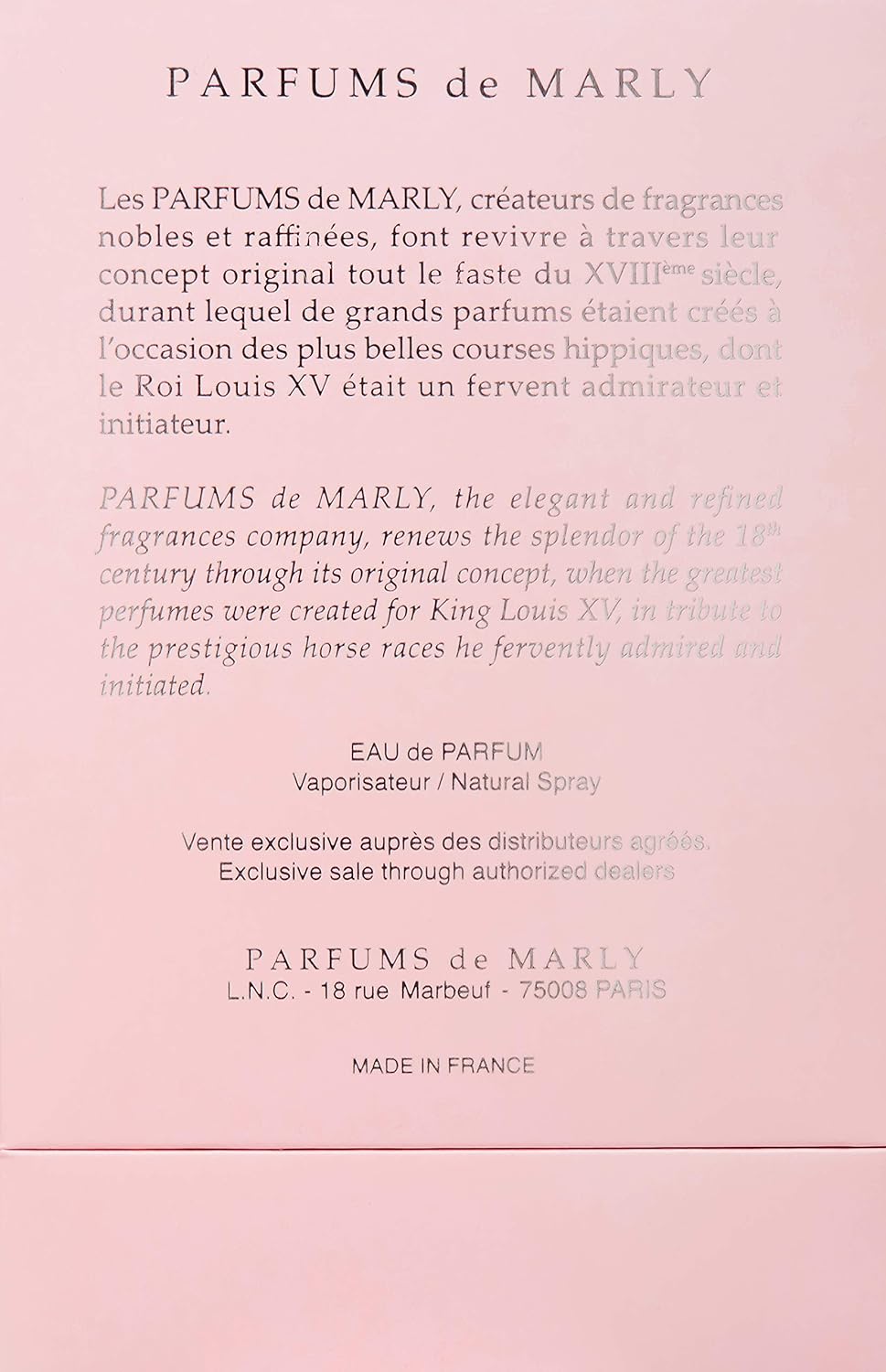 Parfums de Marly Delina – Rose Floral Parfum for Women 75 ml / 2.5 oz