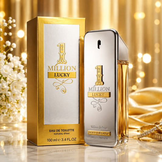 Paco Rabanne 1 Million Lucky Eau de Toilette for Men – 100ml / 3.4 Fl Oz
