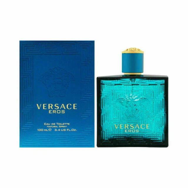 Versace Eros Eau de Toilette for Men – 3.4 oz / 100 ml | New in Box