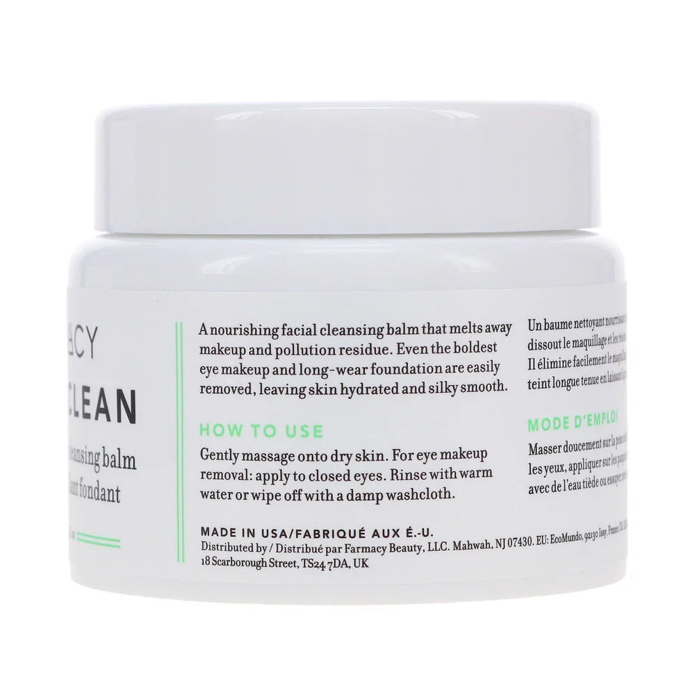 Farmacy Green Clean Makeup Meltaway Cleansing Balm | 3.4 oz