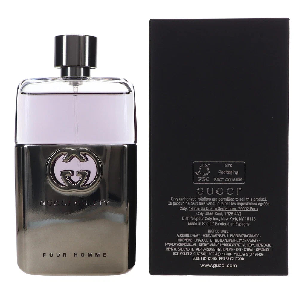 Gucci Guilty Pour Homme Eau de Toilette for Men – 3.0 oz / 90 ml