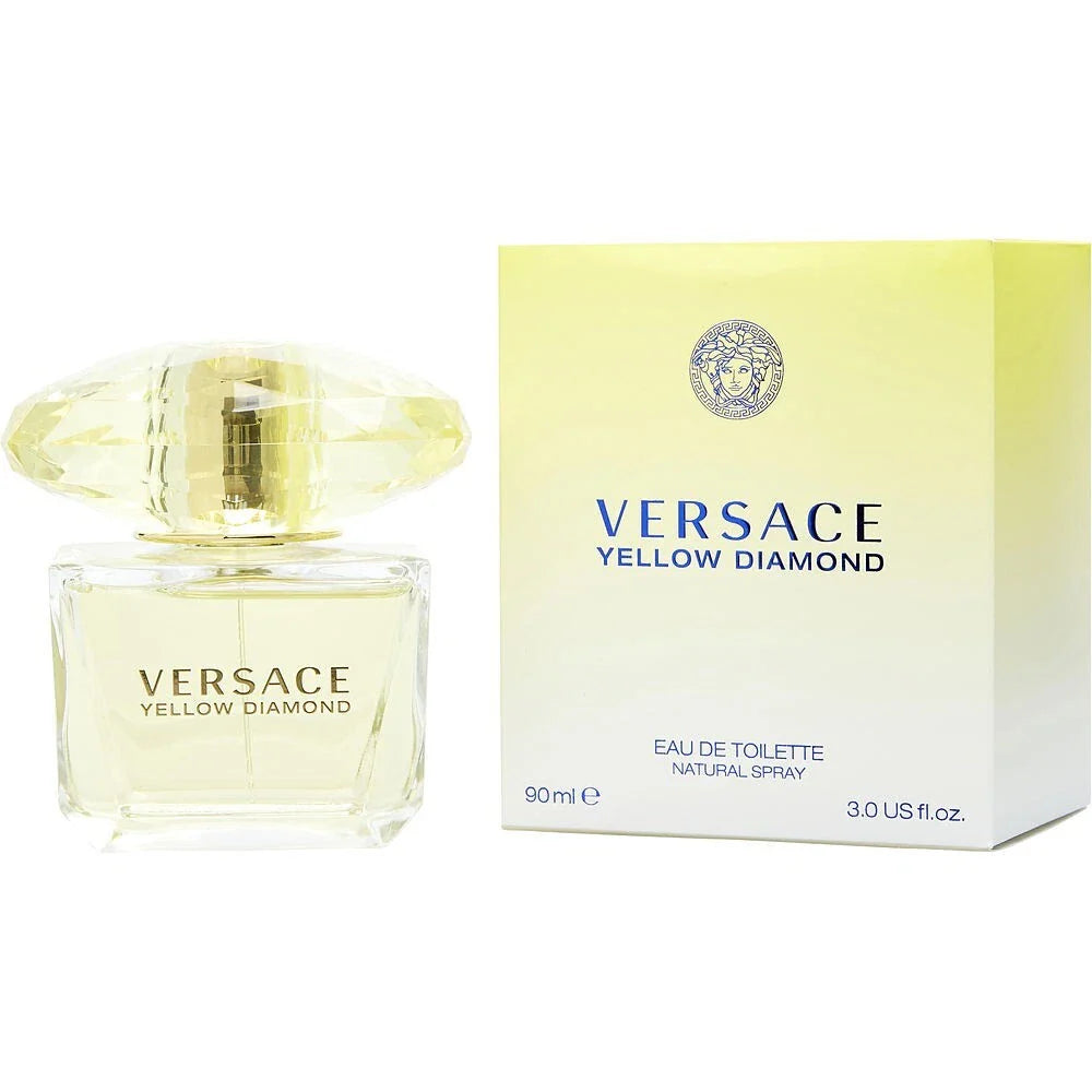 Versace Yellow Diamond Eau de Toilette for Women – 3.0 oz / 90 ml