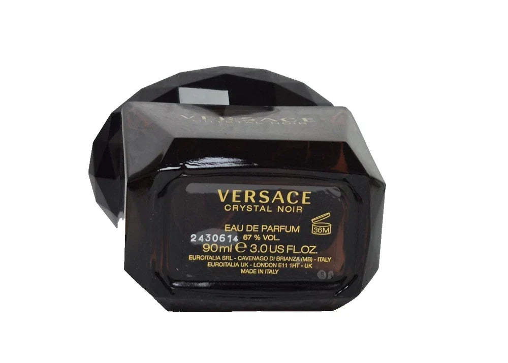 Versace Crystal Noir Eau de Parfum for Women – 3.0 oz / 90 ml | Sealed