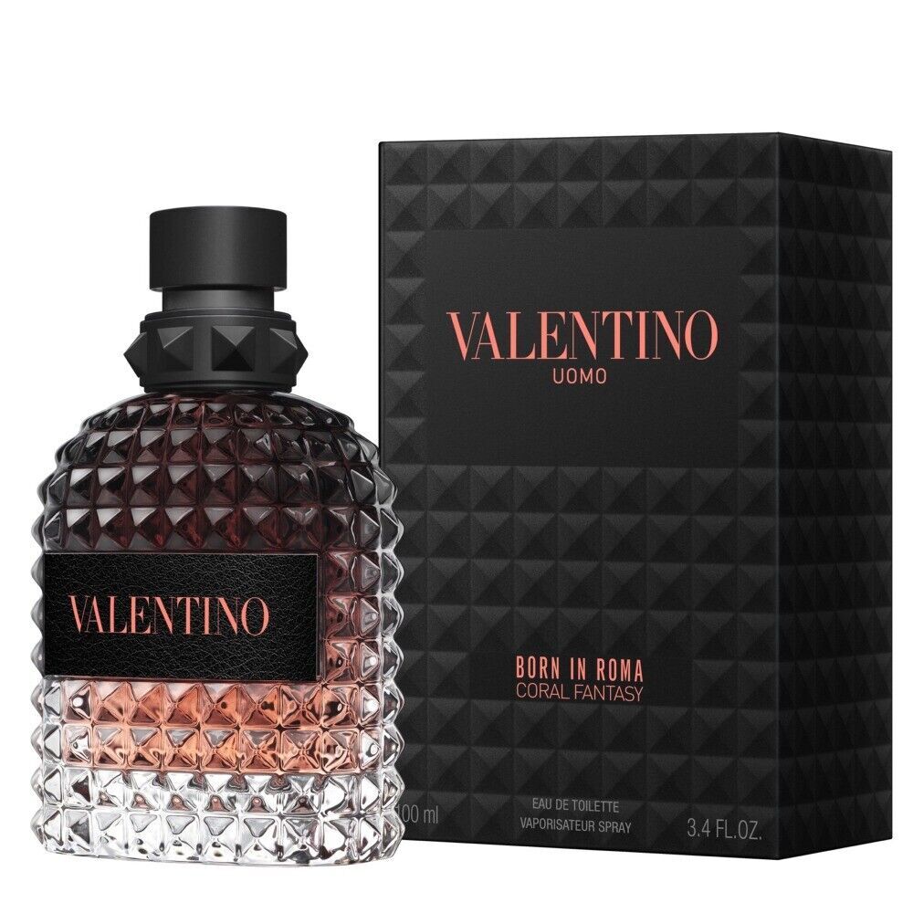 Valentino Uomo Born In Roma Coral Fantasy Eau de Toilette for Men – 3.4 oz / 100 ml