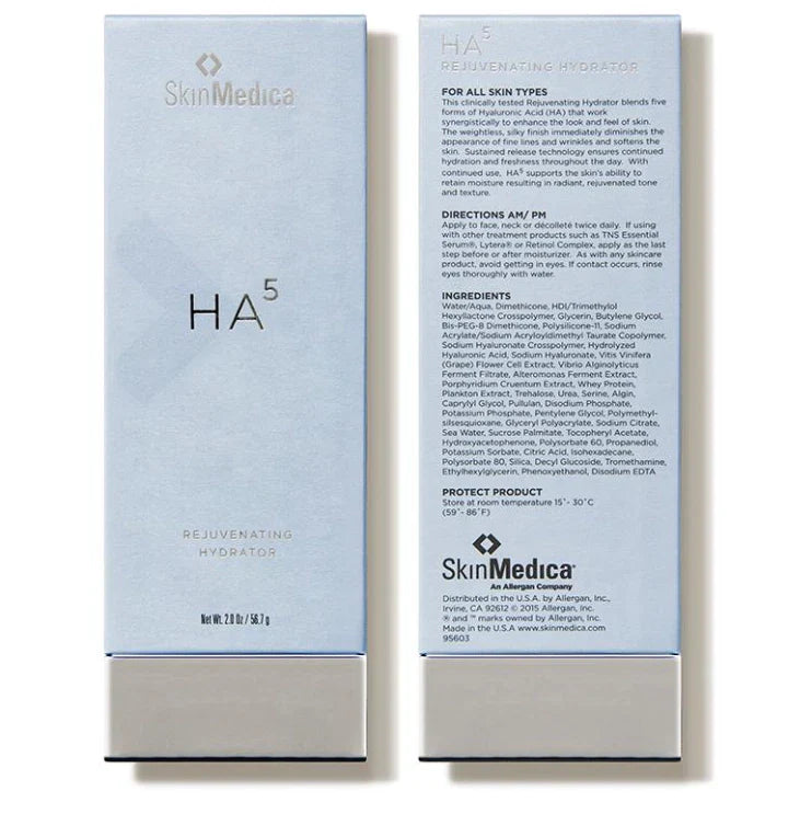SkinMedica HA5 Rejuvenating Hydrator – 2 oz | Hyaluronic Acid Moisturizer | Brand New Sealed