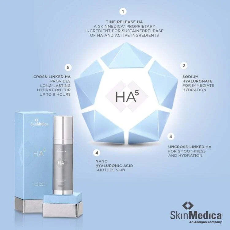 SkinMedica HA5 Rejuvenating Hydrator – 2 oz | Hyaluronic Acid Moisturizer | Brand New Sealed