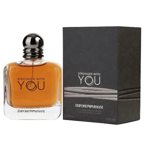 Emporio Armani Stronger With You by Giorgio Armani – Men's Cologne 3.4 oz EDT Spray
