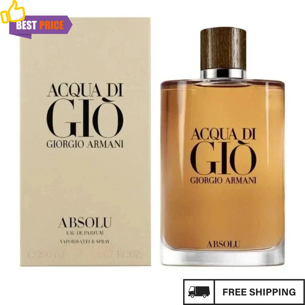 Giorgio Armani Acqua Di Gio Absolu Eau de Parfum for Men – 6.7 oz / 200 ml