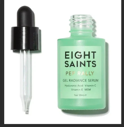 Eight Saints Pep-Rally Pure Hyaluronic Acid Serum – Gel Radiance Serum for Face | 1 oz