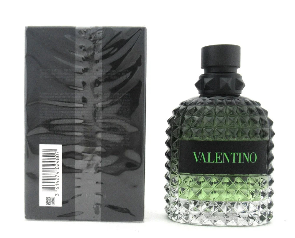 Valentino Uomo Born In Roma Green Stravaganza Eau de Toilette for Men – 3.4 oz / 100 ml | New