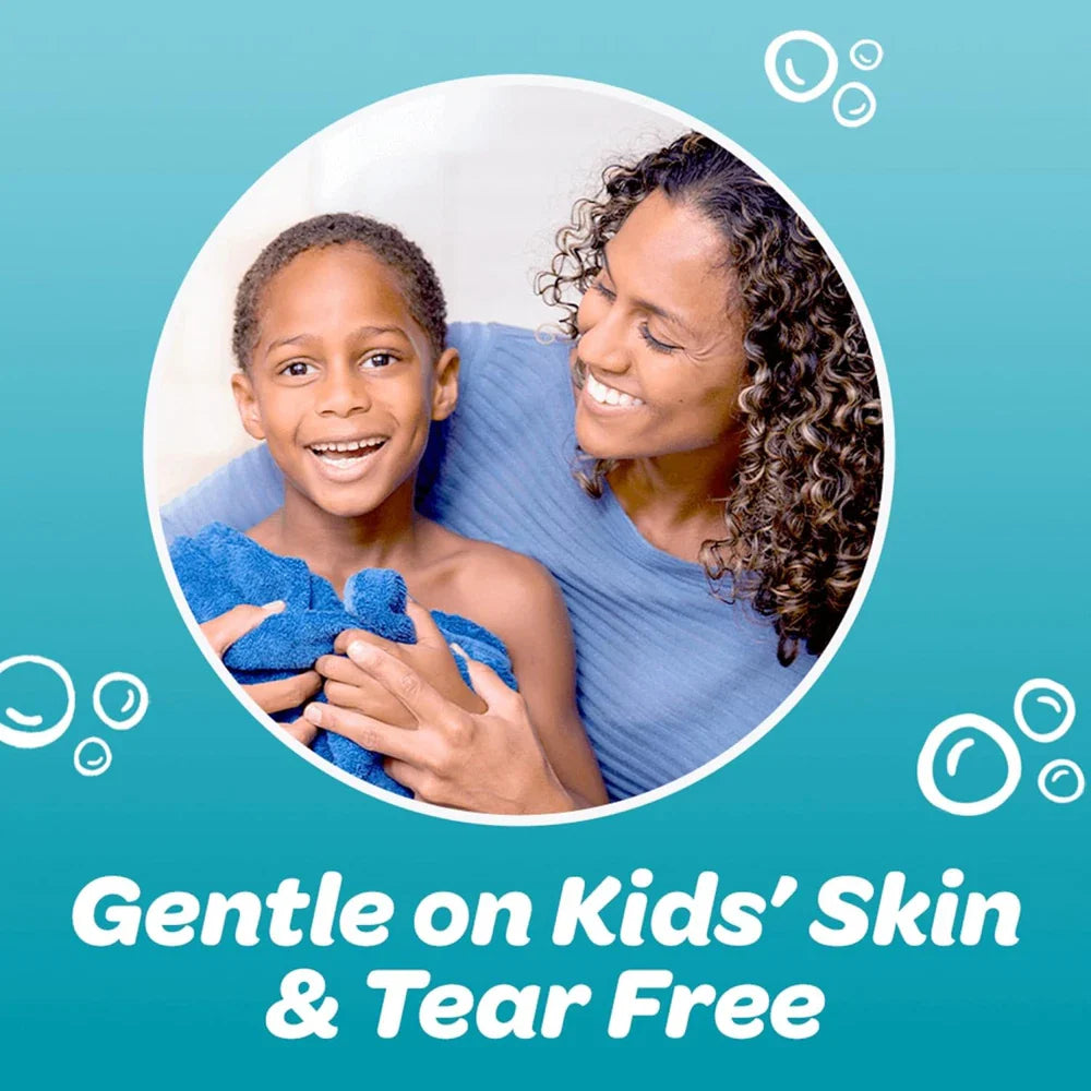 Dial Kids All-in-One Hair, Body Wash & Bubble Bath – Tear-Free Peach Scent | 32 fl oz