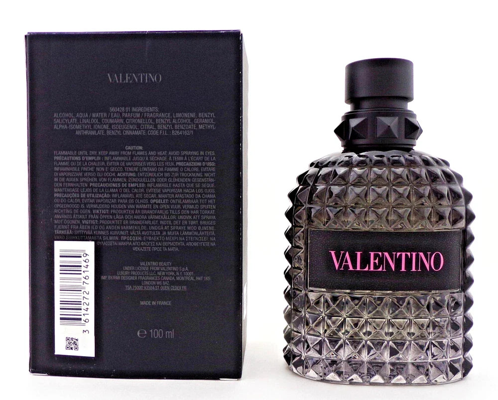 Valentino Uomo Born In Roma Eau de Toilette for Men – 3.4 oz / 100 ml