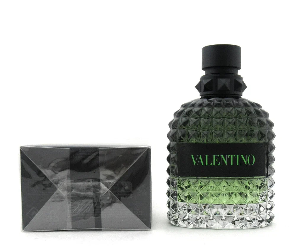 Valentino Uomo Born In Roma Green Stravaganza Eau de Toilette for Men – 3.4 oz / 100 ml | New