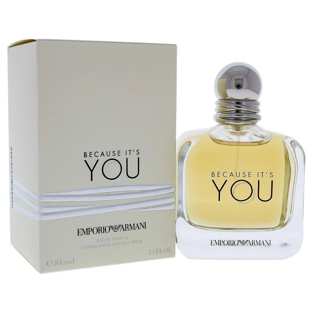Emporio Armani Because It’s You – Women’s Eau de Parfum 3.4 oz EDP Spray