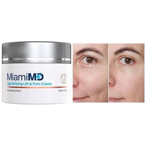 MiamiMD Age Defying Lift & Firm Cream for Neck & Face – Anti-Aging Moisturizer | 50ml