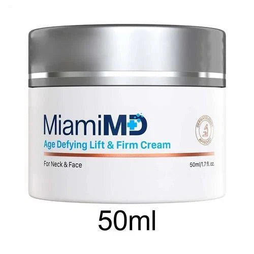 MiamiMD Age Defying Lift & Firm Cream for Neck & Face – Anti-Aging Moisturizer | 50ml