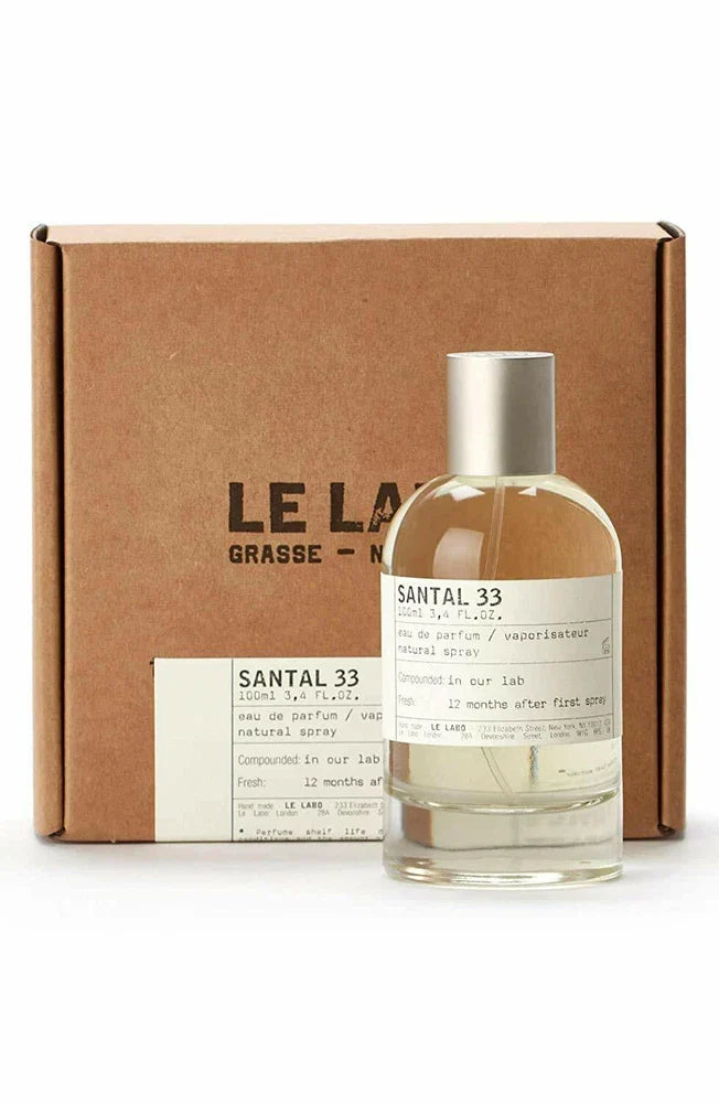 Le Labo Santal 33 Eau de Parfum Unisex – 3.4 oz / 100 ml | Authentic | No Box