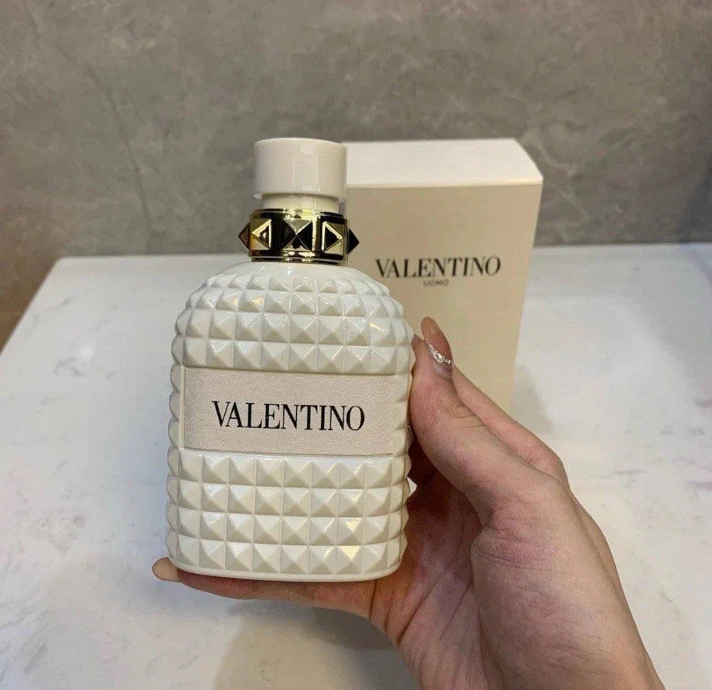 Valentino Uomo Born In Roma Ivory Eau de Toilette for Men – 3.4 oz / 100 ml | New & Sealed