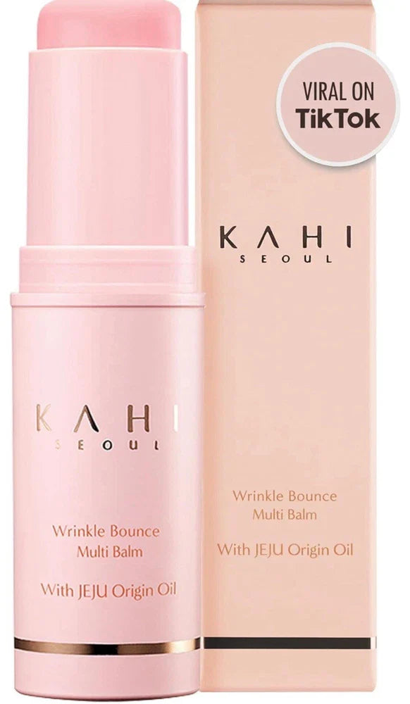 KAHI Wrinkle Bounce Multi Balm – Instant Wrinkle Care Facial Serum Stick | 9g | K-Beauty