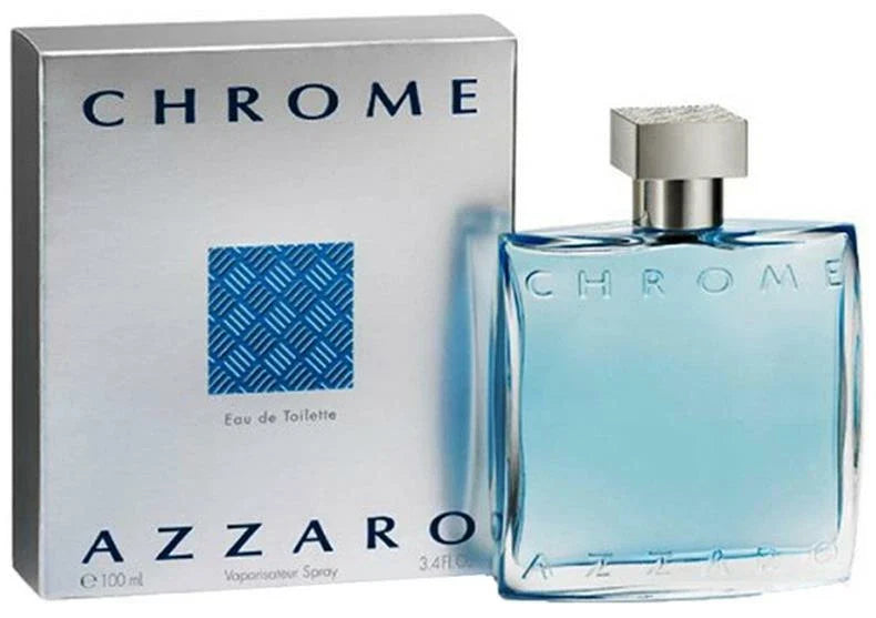 Azzaro Chrome Eau de Toilette for Men – 3.3 oz / 100 ml