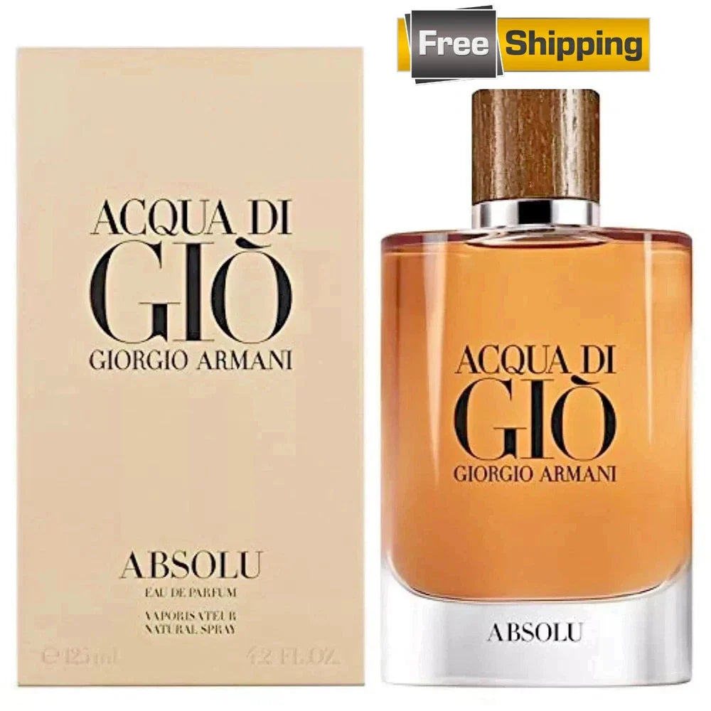 Giorgio Armani Acqua Di Gio Absolu Eau de Parfum for Men – 4.2 oz / 125 ml | New In Box