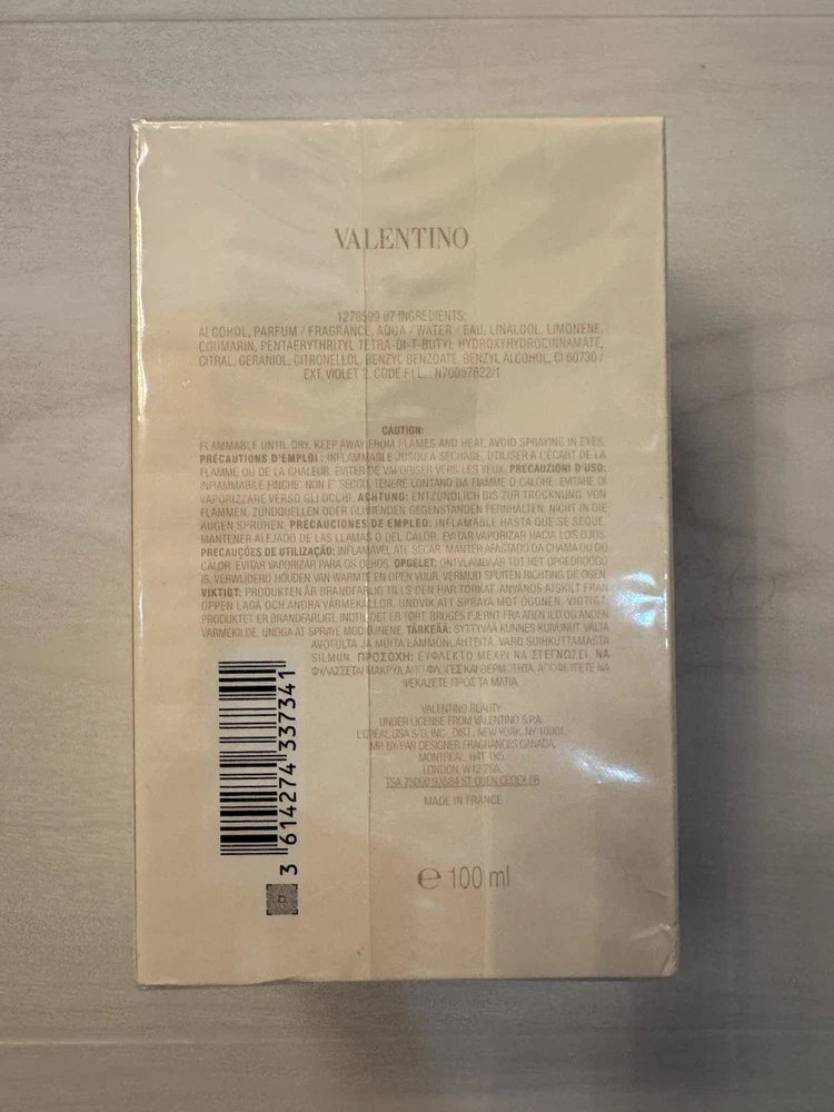 Valentino Uomo Born In Roma Ivory Eau de Toilette for Men – 3.4 oz / 100 ml | New & Sealed