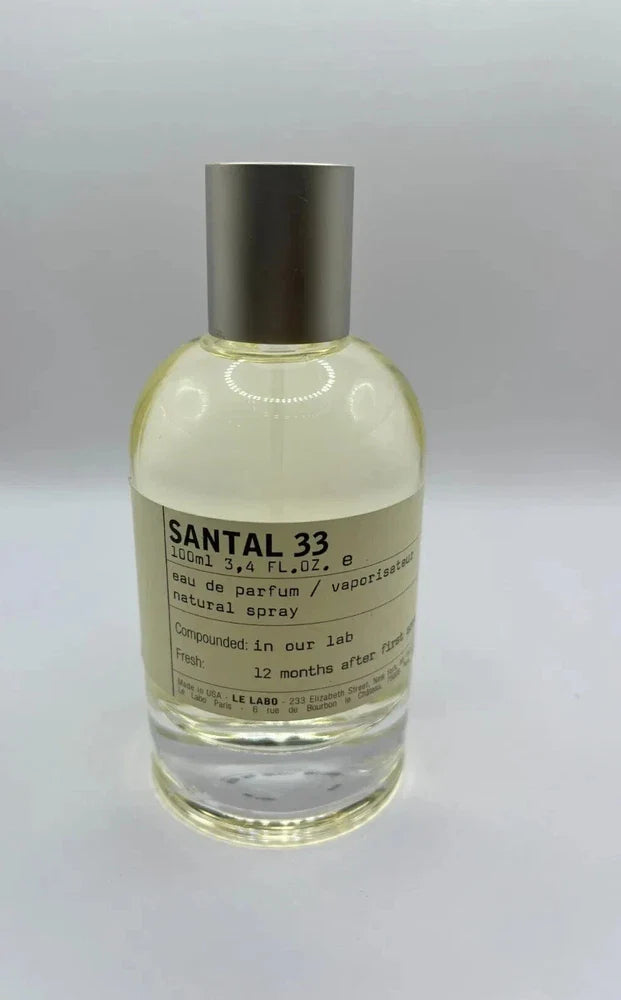 Le Labo Santal 33 Eau de Parfum Unisex – 3.4 oz / 100 ml | Authentic | No Box