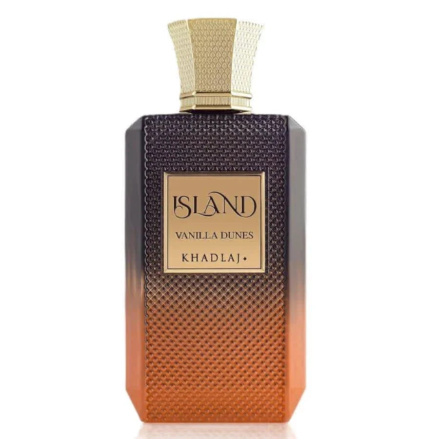 Khadlaj Island Vanilla Dunes Extrait de Parfum 3.4 oz – Unisex Amber Vanilla Fragrance